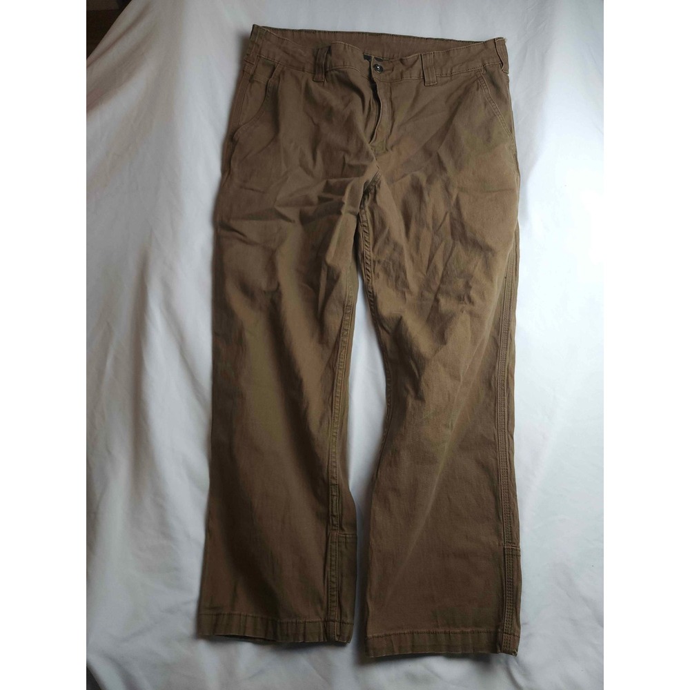 Colorado Clothing Mens Utility Work Pants Brown Cotton Blend Straight Leg 40x28
